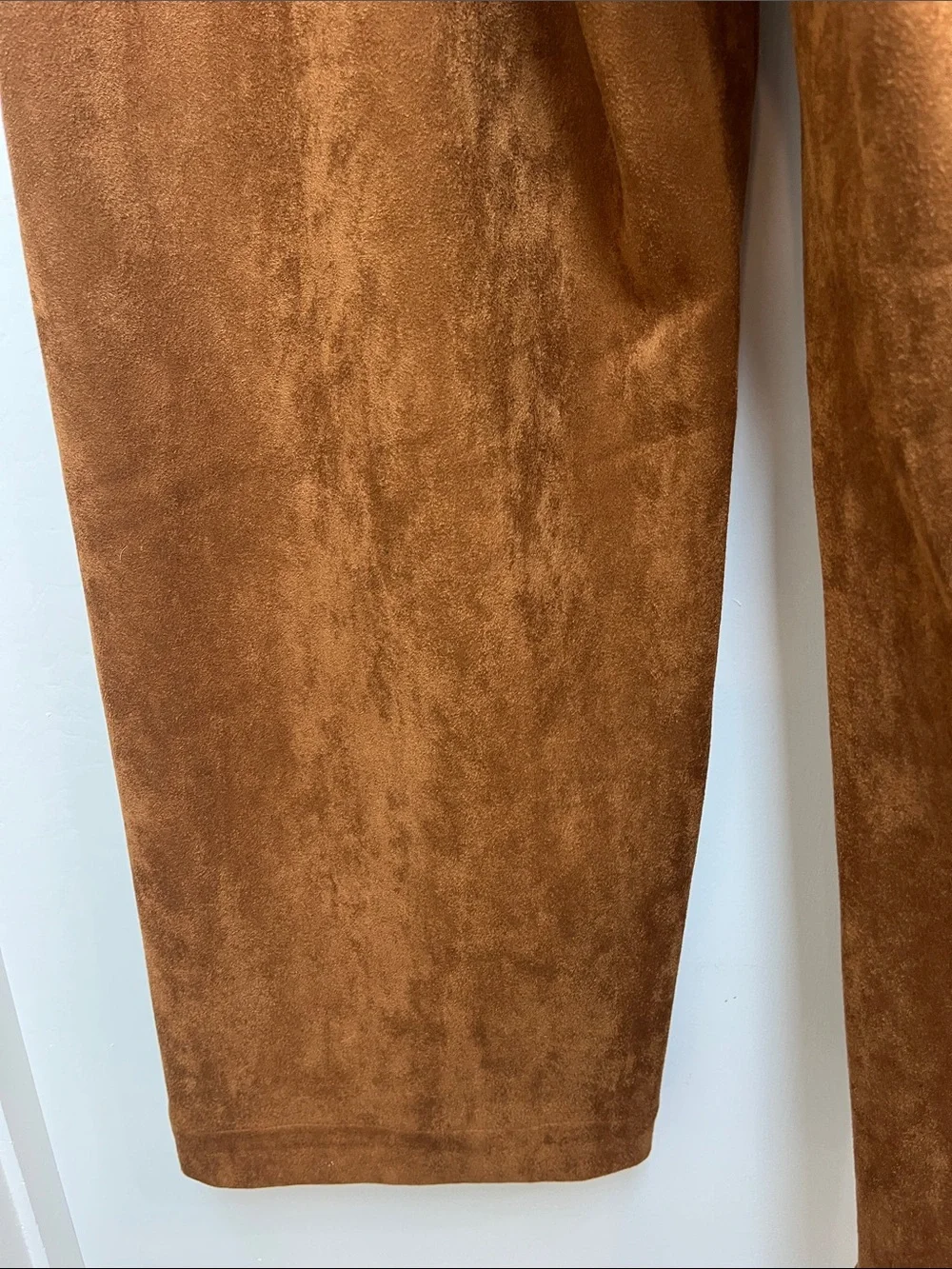 Gibson Latimer Faux Suede Wide Leg Ankle Pants. Size XXL